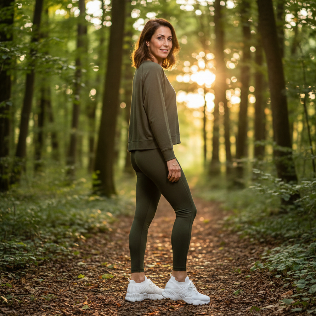 Maia | Zapatillas Running Mujer Knit Cordones Suela Gruesa Cuello Tipo Calcetín