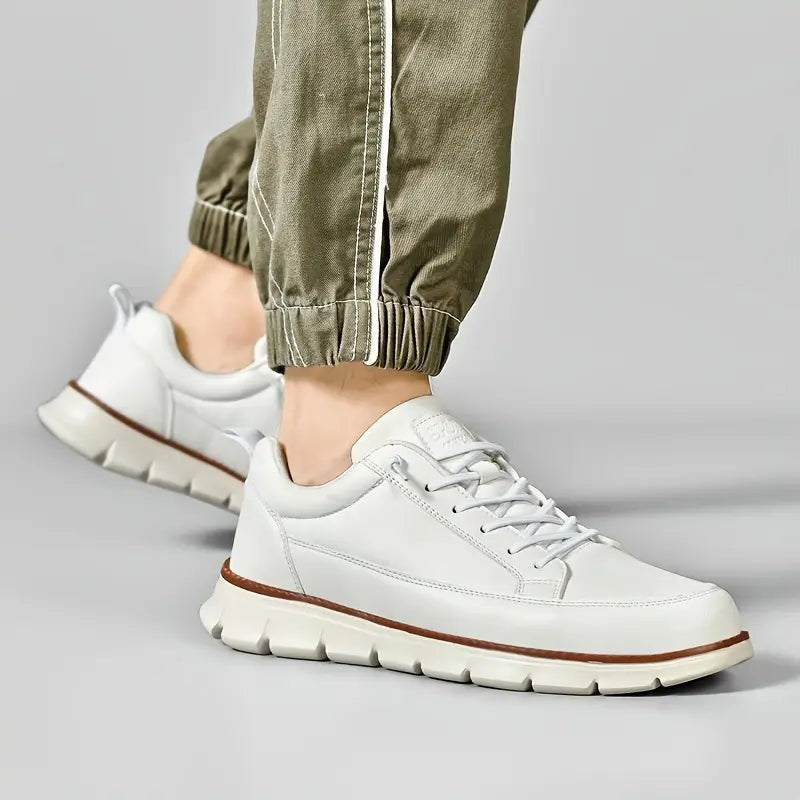 Adrián | Zapatillas de Cuero Casual Hombre Suela Flexible