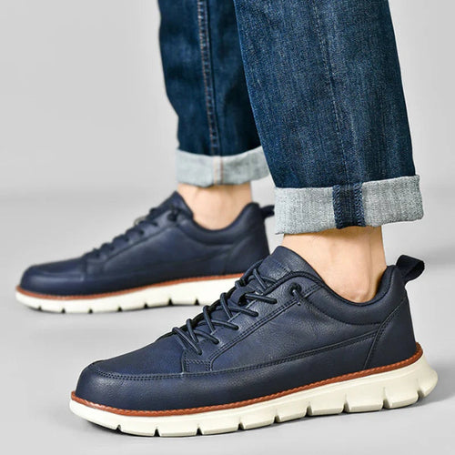 Adrián | Zapatillas de Cuero Casual Hombre Suela Flexible