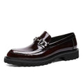 Andrés | Mocasines de Cuero con Hebilla Hombre Suela Track