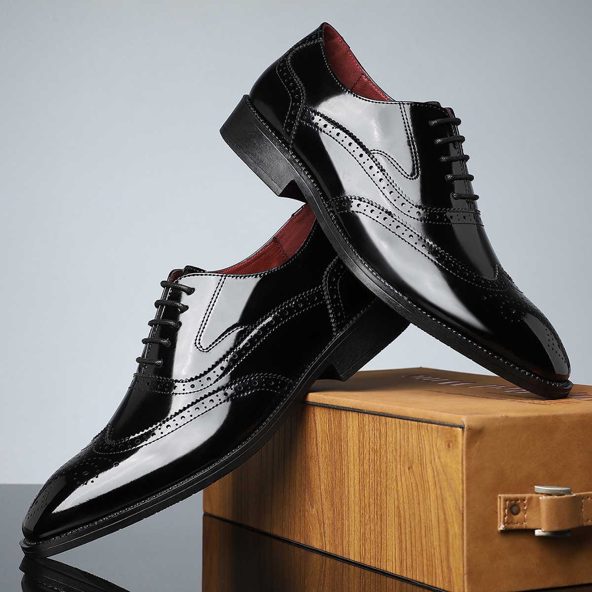 Arnau | Zapatos Brogue de Cuero Hombre Blucher Wingtip