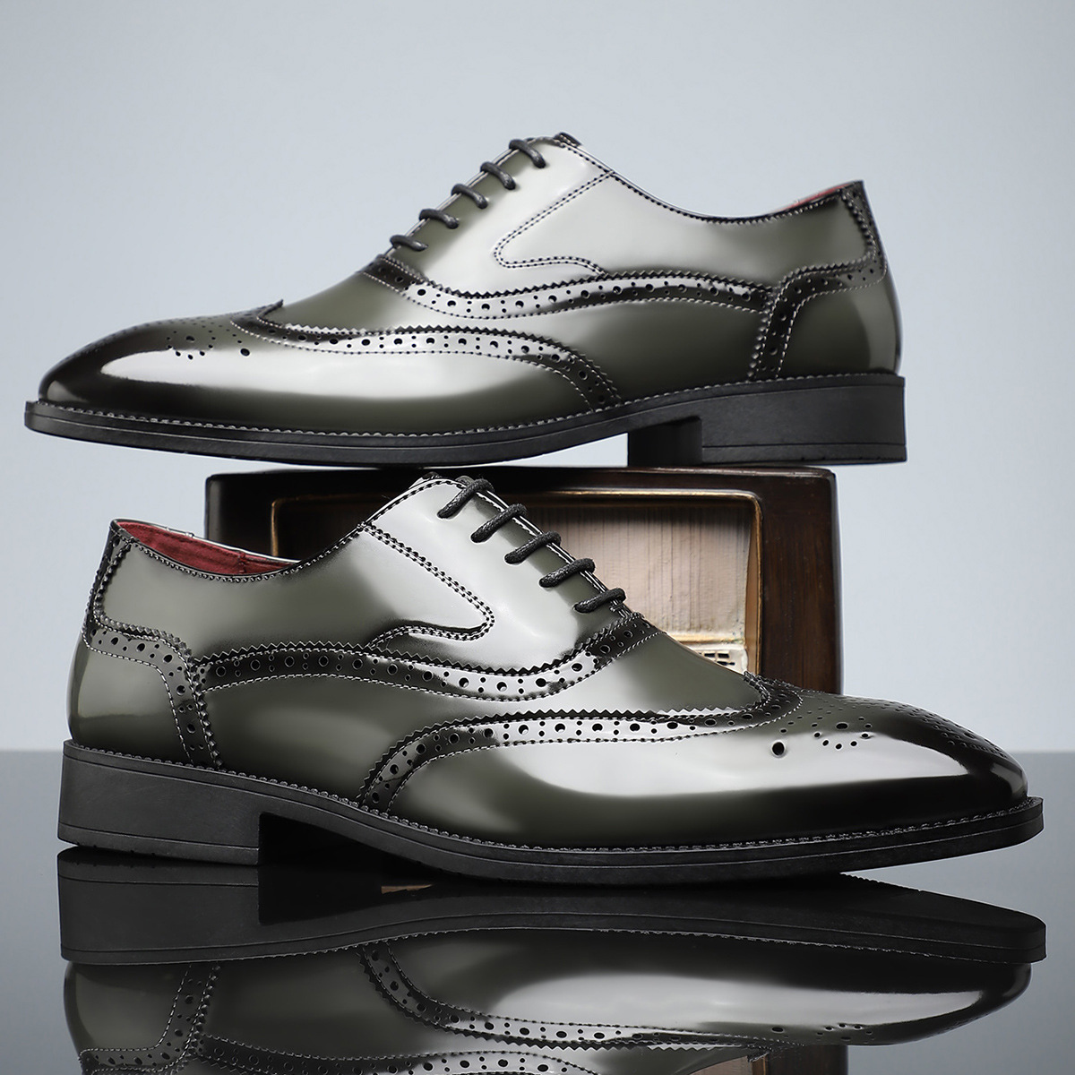 Arnau | Zapatos Brogue de Cuero Hombre Blucher Wingtip