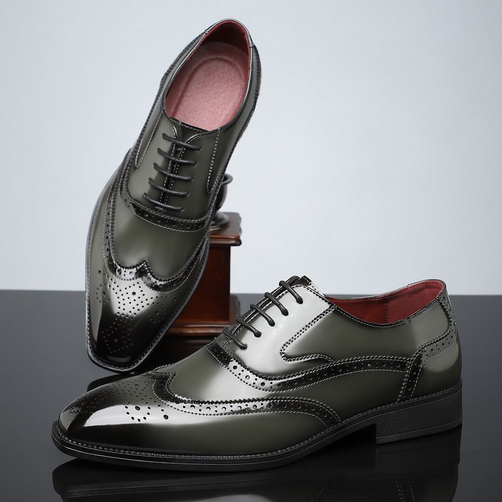 Arnau | Zapatos Brogue de Cuero Hombre Blucher Wingtip