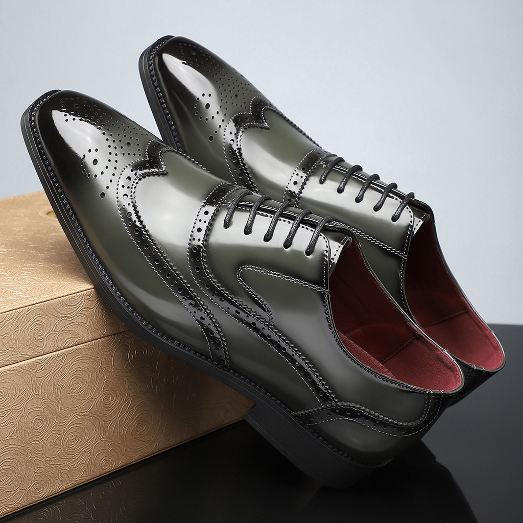 Arnau | Zapatos Brogue de Cuero Hombre Blucher Wingtip