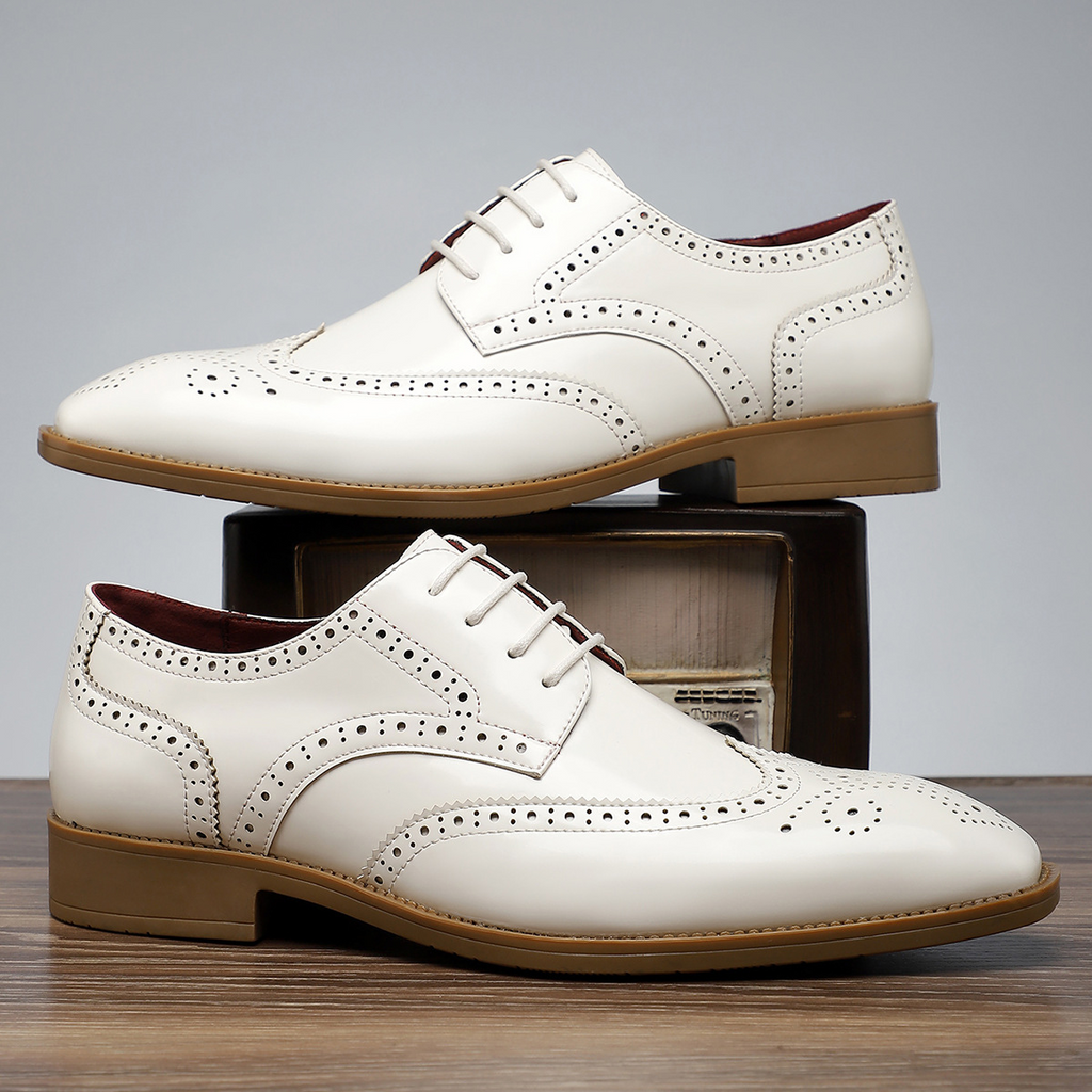 Arnau | Zapatos Brogue de Cuero Hombre Blucher Wingtip