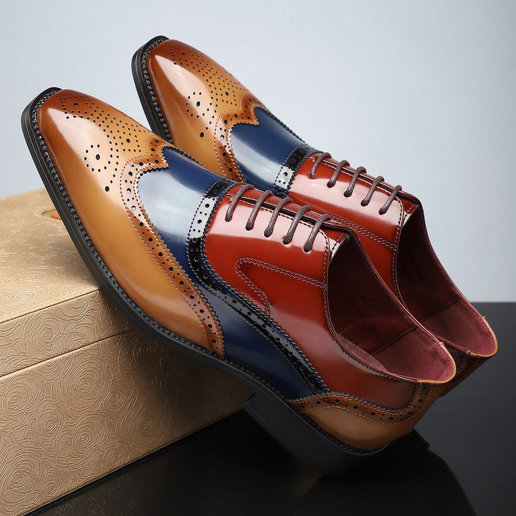 Arnau | Zapatos Brogue de Cuero Hombre Blucher Wingtip