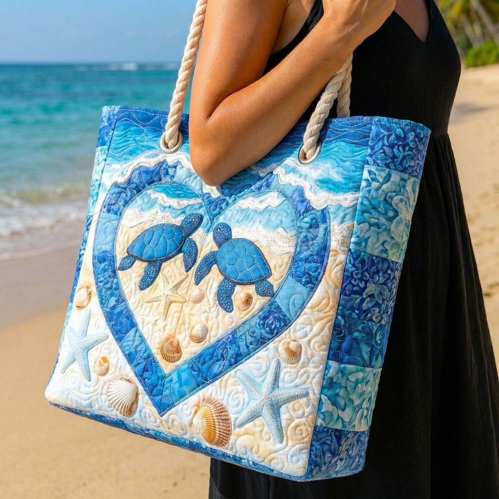Dolores | Bolso Tote de Playa Artesanal Mujer Asas de Cuerda Estampado