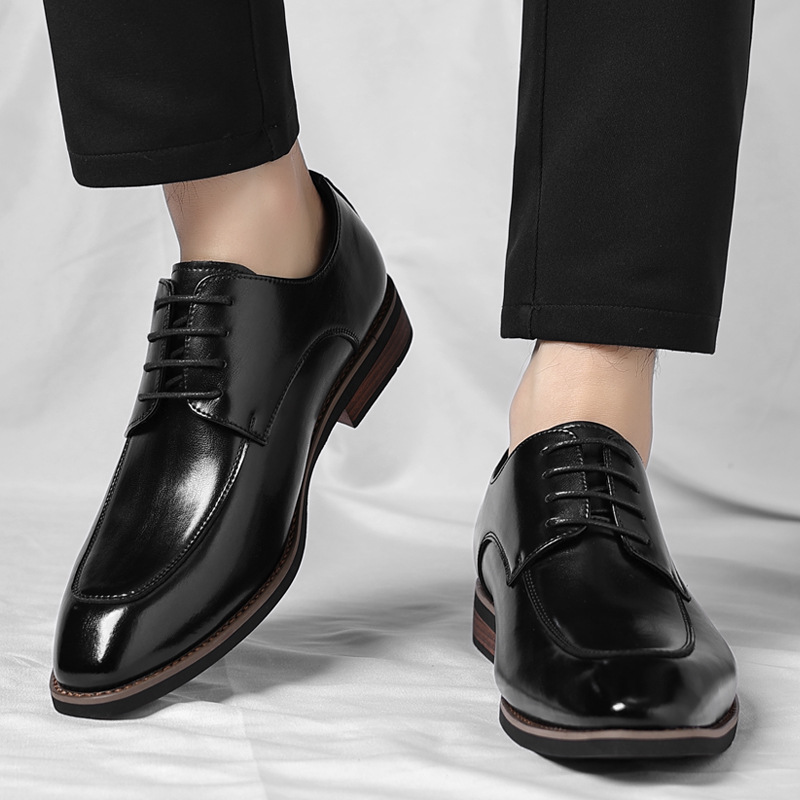 Eduardo | Zapatos Oxford de Cuero Genuino Hombre Cordones