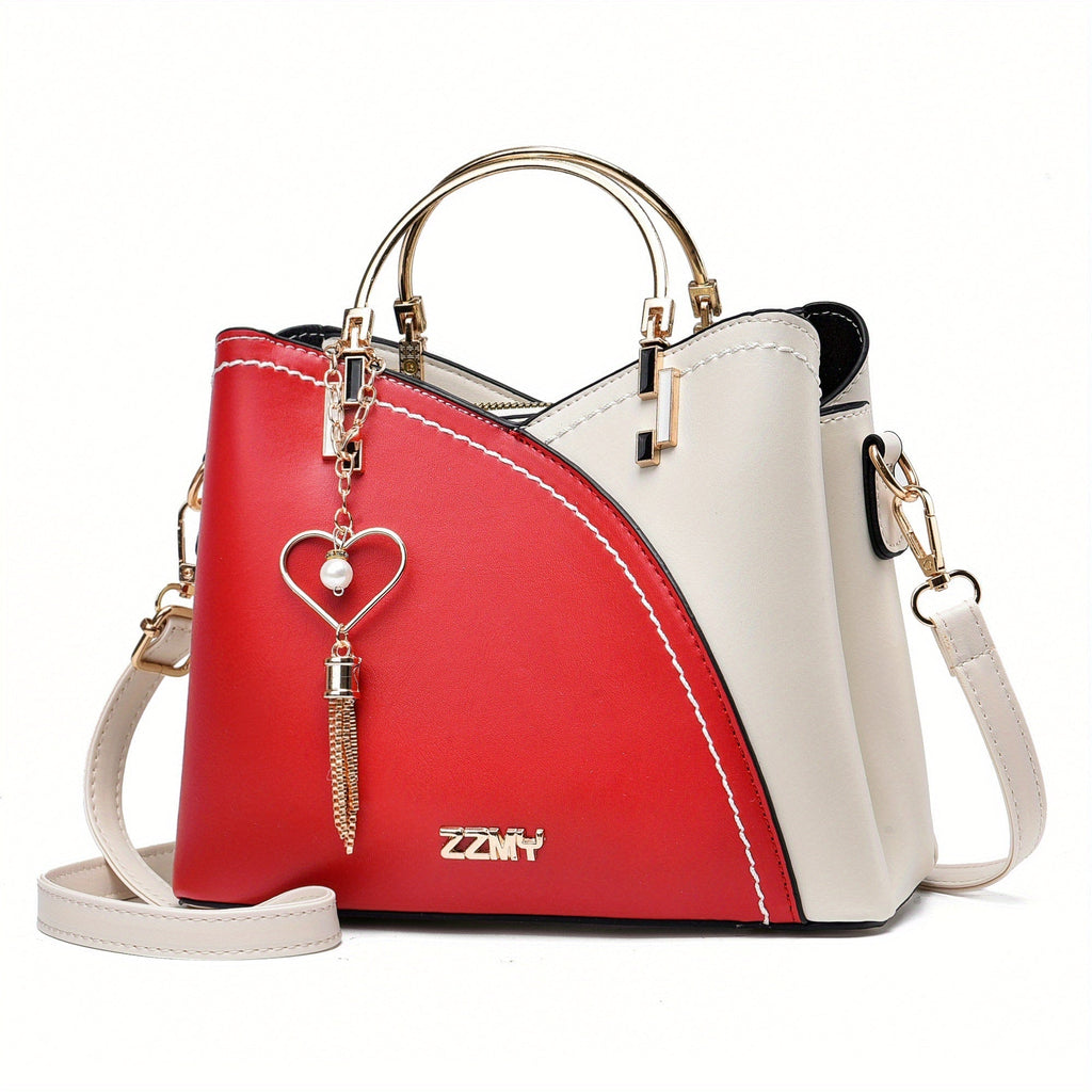 Elena | Bolso de Mano Mujer Asa Superior Dorada