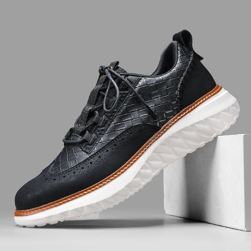 Fernando | Zapatillas Oxford de Cuero Hombre Suela Flexible