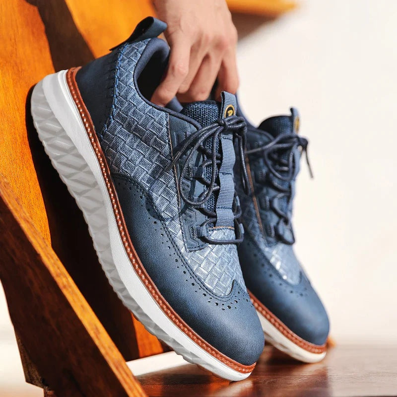 Fernando | Zapatillas Oxford de Cuero Hombre Suela Flexible