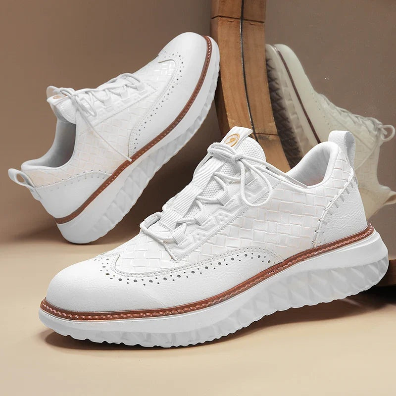 Fernando | Zapatillas Oxford de Cuero Hombre Suela Flexible