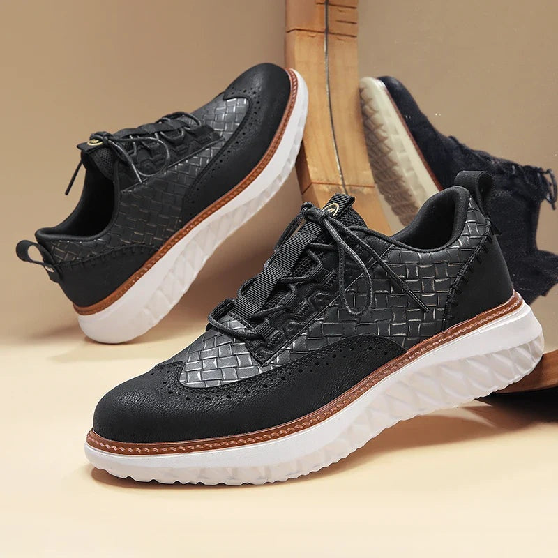 Fernando | Zapatillas Oxford de Cuero Hombre Suela Flexible