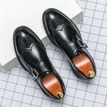 Gonzalo | Zapatos de Vestir Monk Strap Brogue Hombre Piel Hebilla