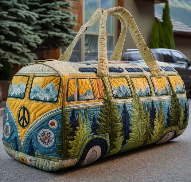 Macarena | Bolsa de Viaje de Tela Oxford Acolchada Mujer Estampada