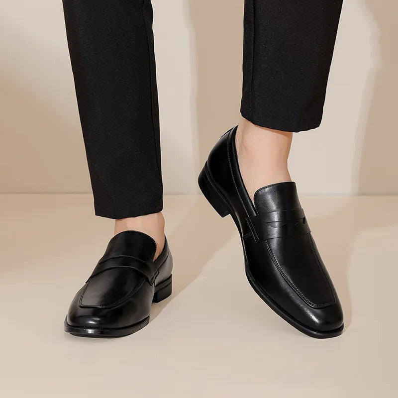 Manuel | Mocasines de Cuero Hombre Correa Penny