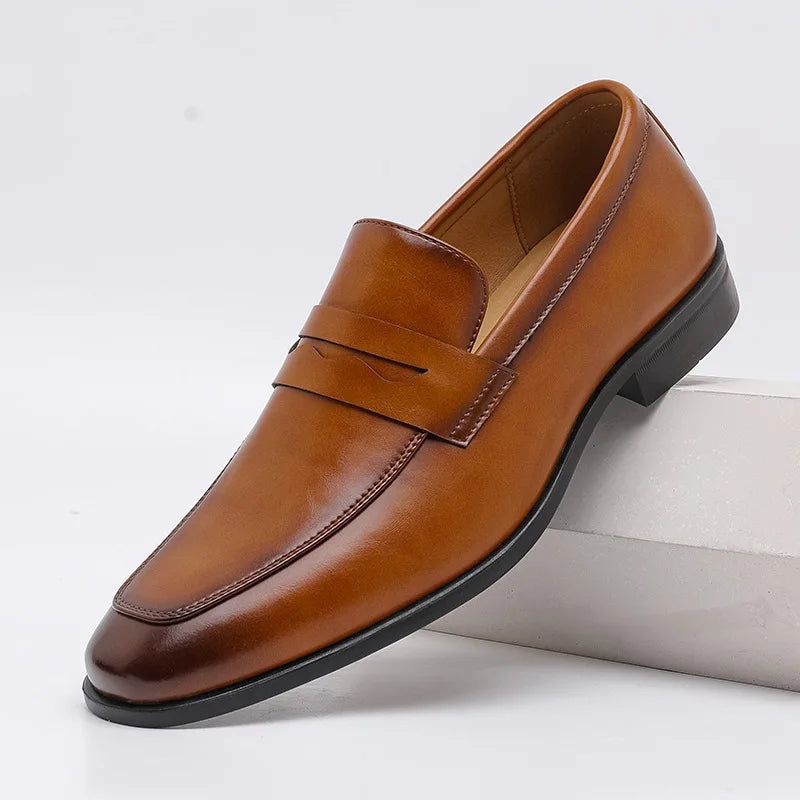 Manuel | Mocasines de Cuero Hombre Correa Penny