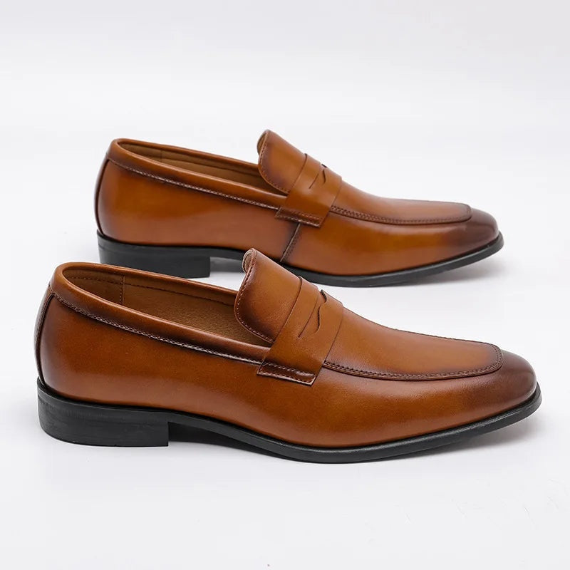 Manuel | Mocasines de Cuero Hombre Correa Penny