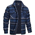 Mikel | Camisa Chaqueta de Franela Acolchada Hombre Cuadros