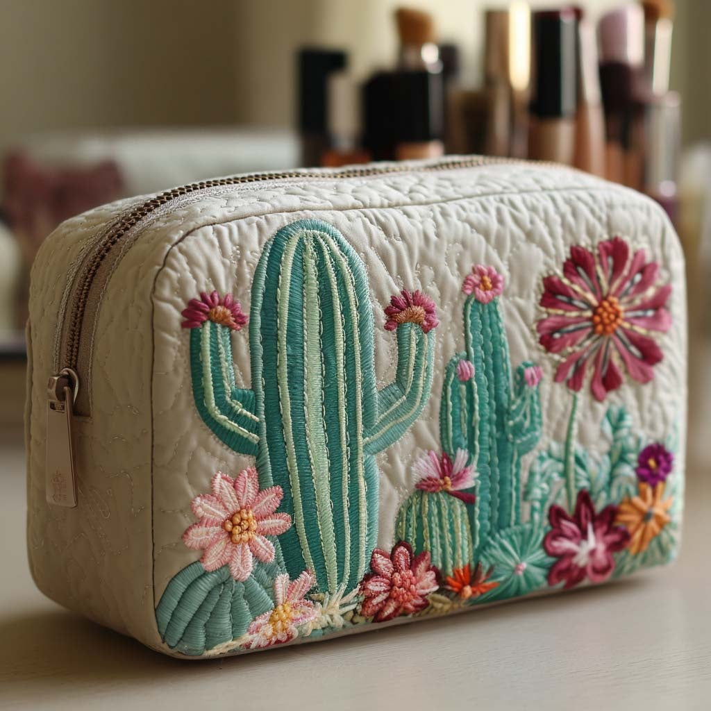Naia | Bolsa de Maquillaje Acolchada Mujer Estampado Búho