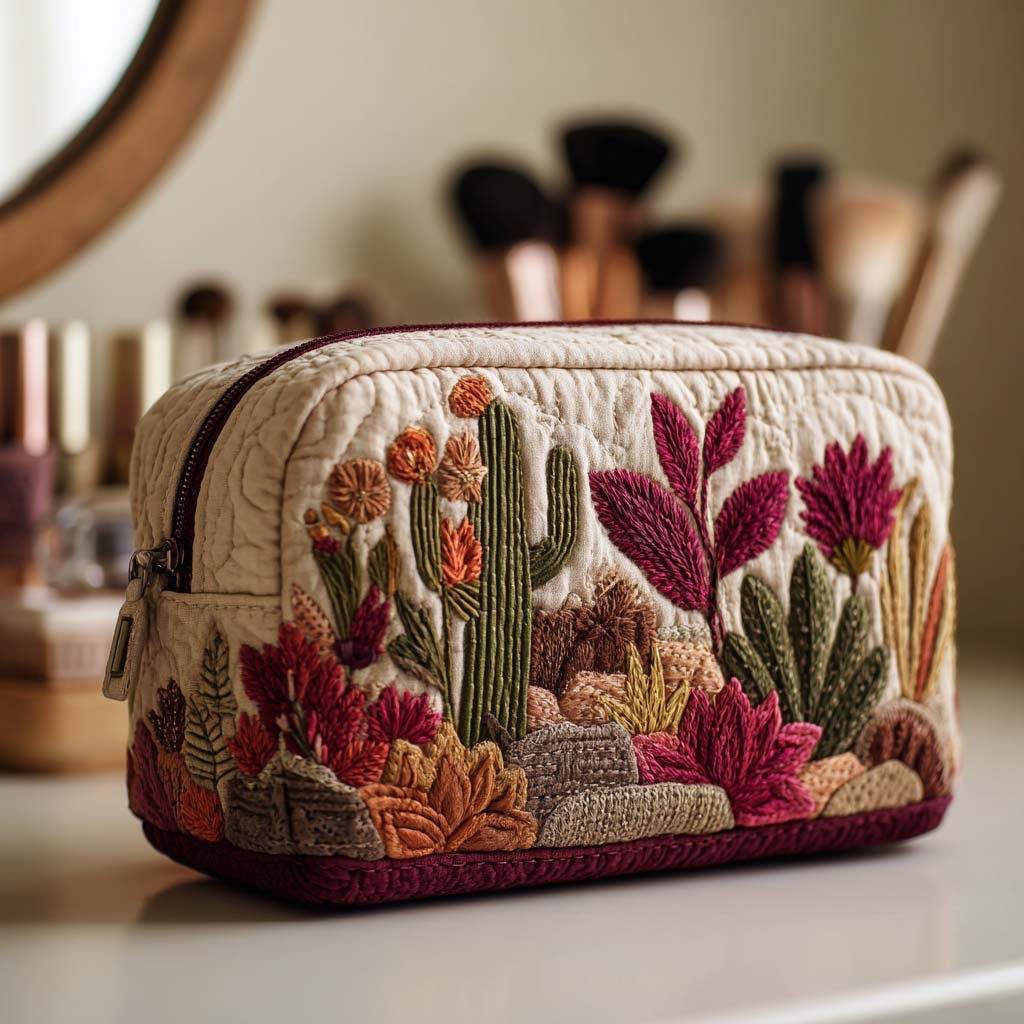 Naia | Bolsa de Maquillaje Acolchada Mujer Estampado Búho
