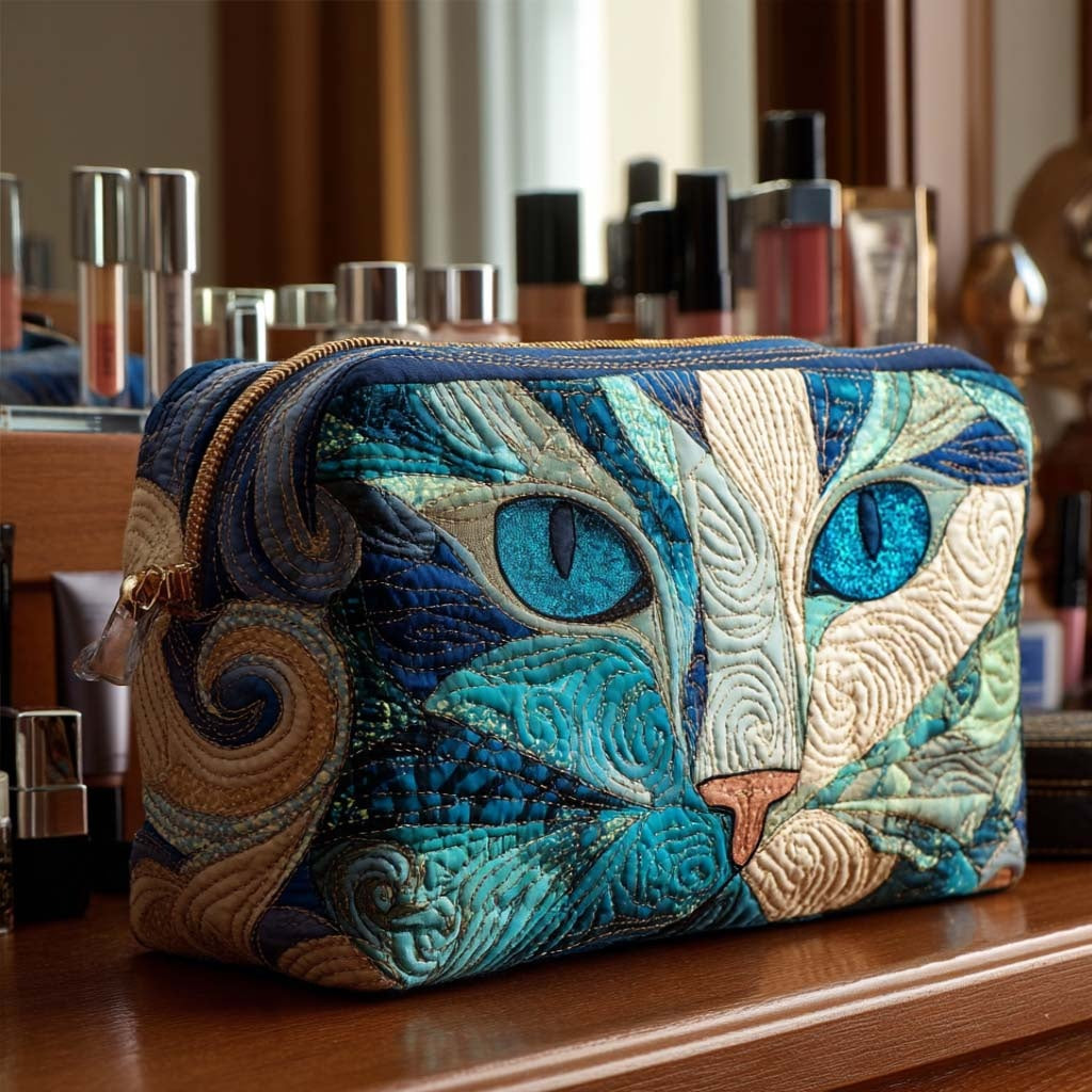 Naia | Bolsa de Maquillaje Acolchada Mujer Estampado Búho