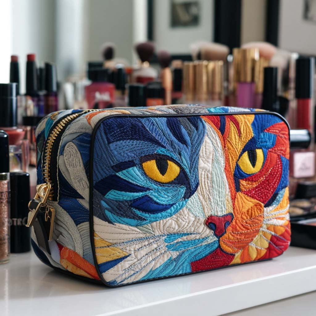Naia | Bolsa de Maquillaje Acolchada Mujer Estampado Búho