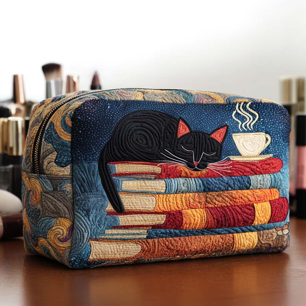 Naia | Bolsa de Maquillaje Acolchada Mujer Estampado Búho