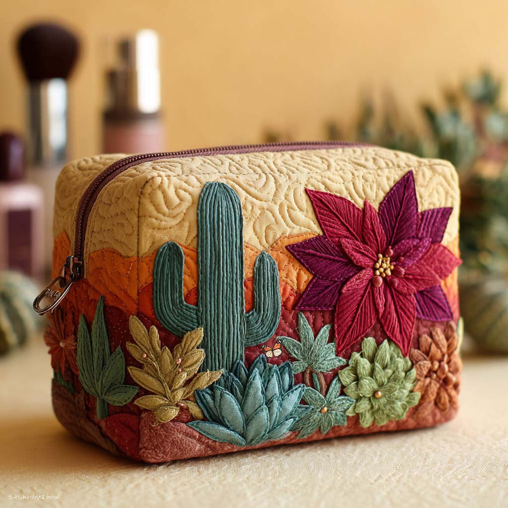 Naia | Bolsa de Maquillaje Acolchada Mujer Estampado Búho