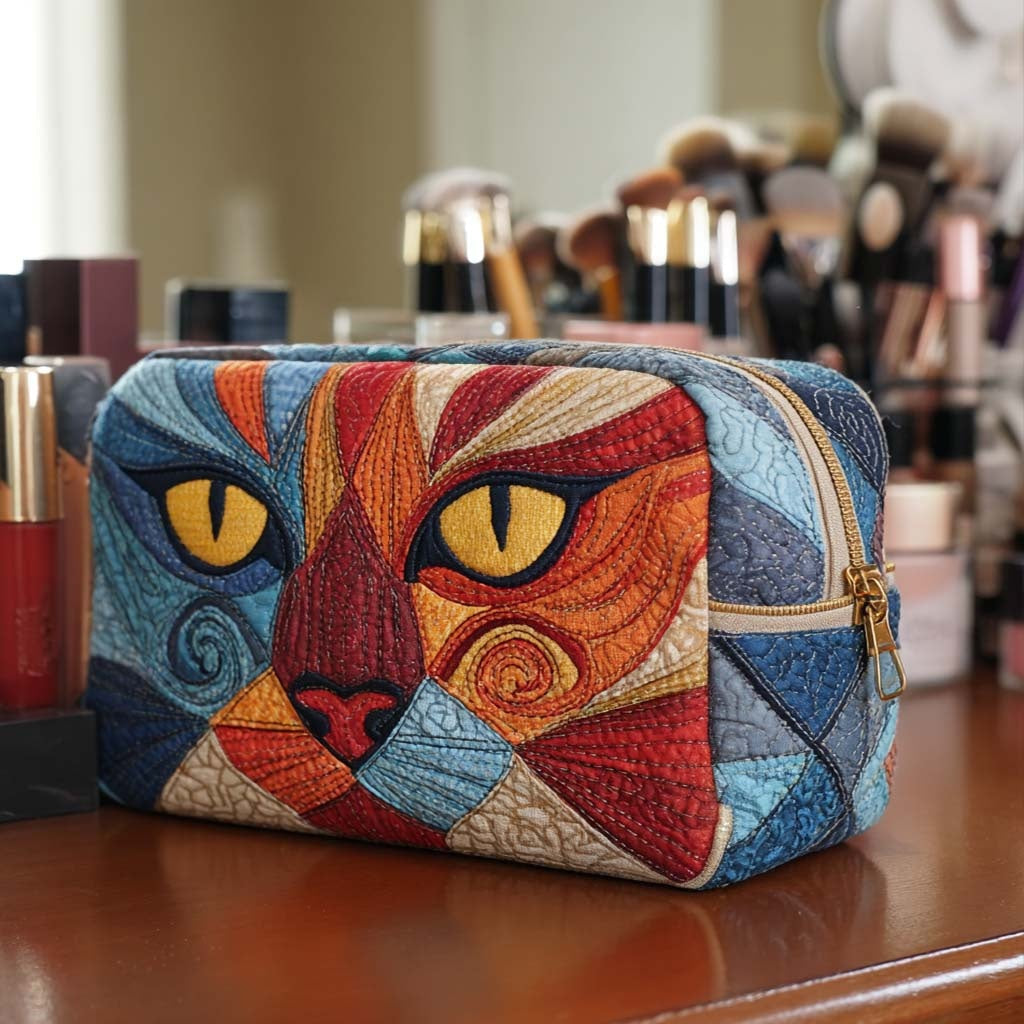Naia | Bolsa de Maquillaje Acolchada Mujer Estampado Búho