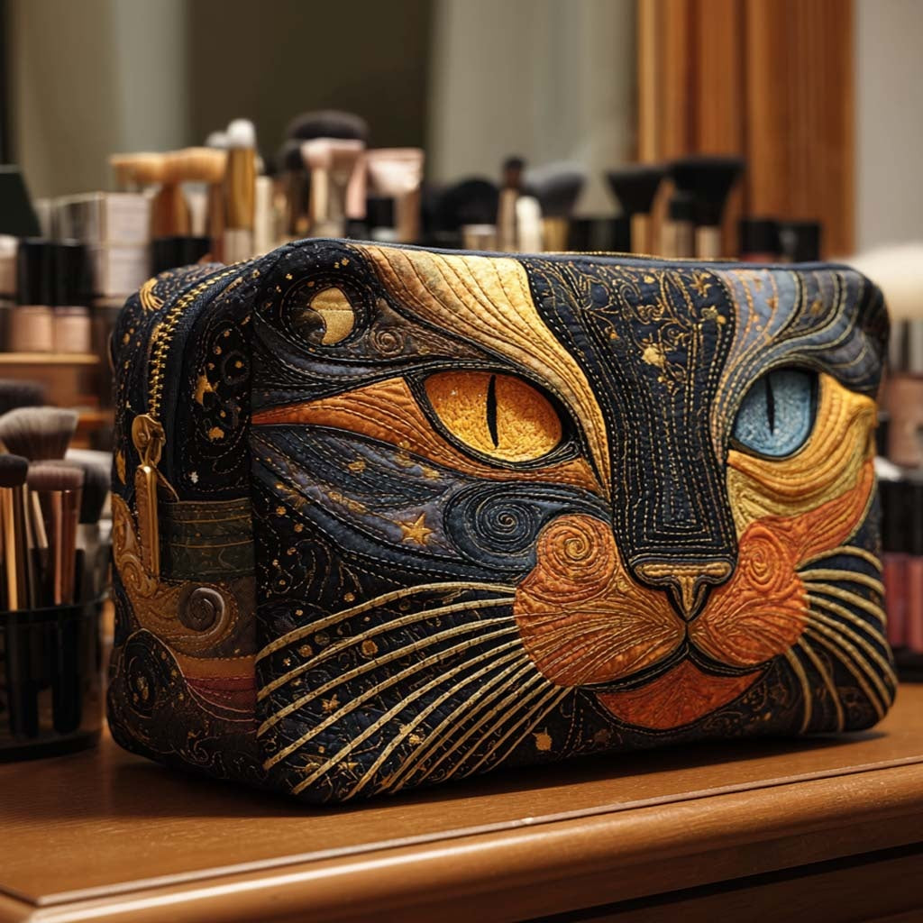 Naia | Bolsa de Maquillaje Acolchada Mujer Estampado Búho