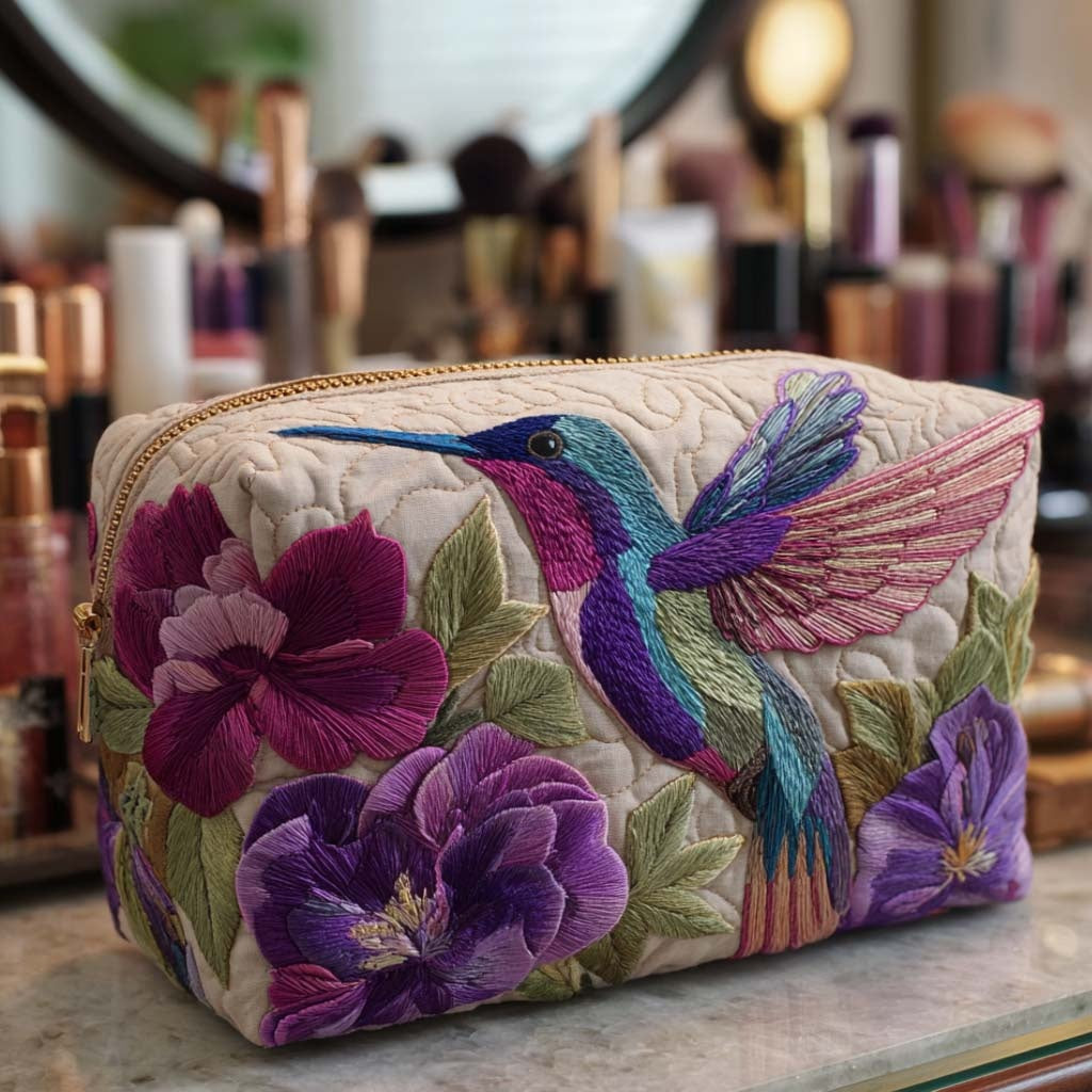 Naia | Bolsa de Maquillaje Acolchada Mujer Estampado Búho