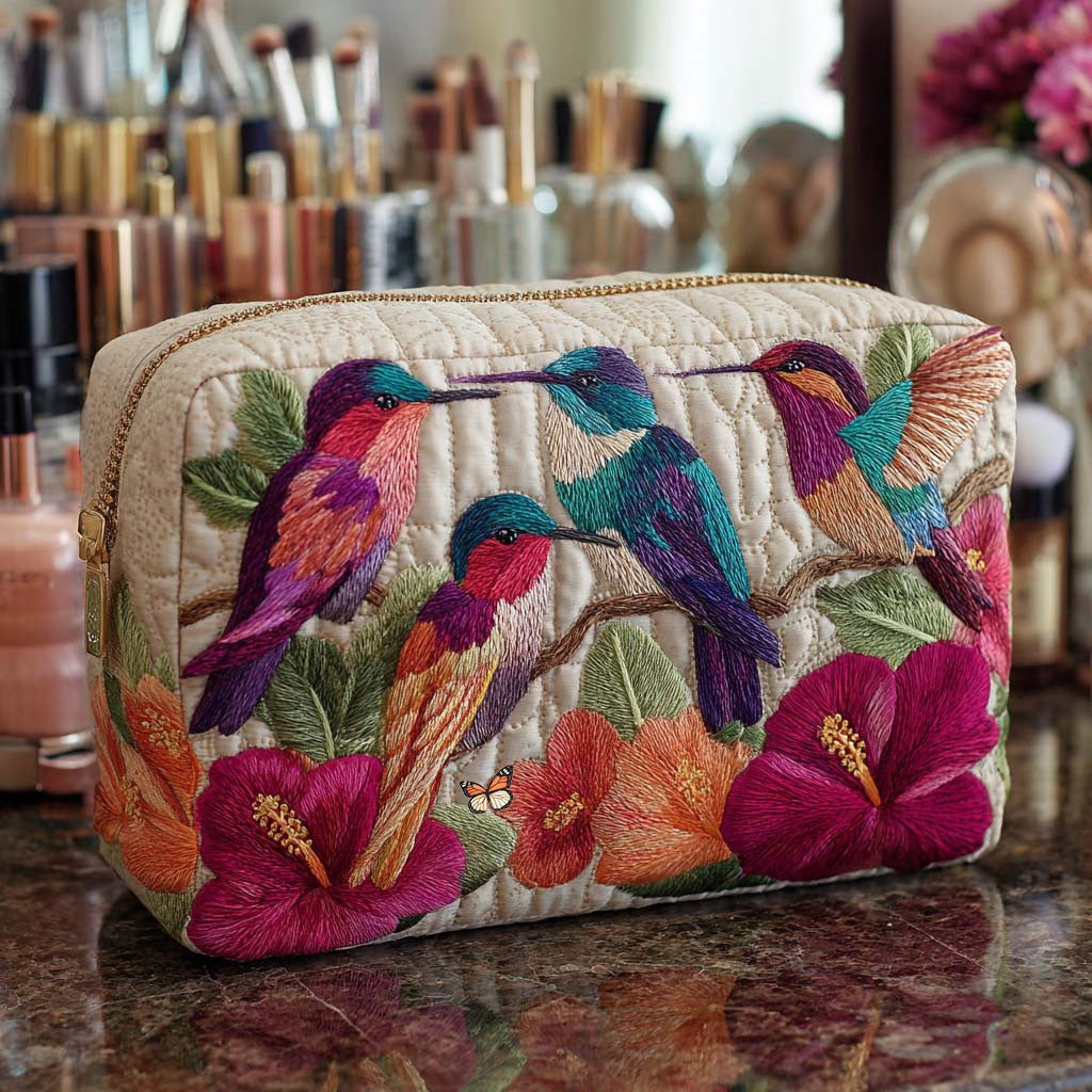Naia | Bolsa de Maquillaje Acolchada Mujer Estampado Búho