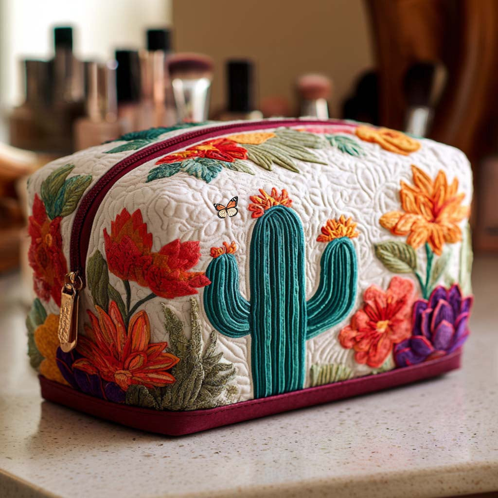 Naia | Bolsa de Maquillaje Acolchada Mujer Estampado Búho