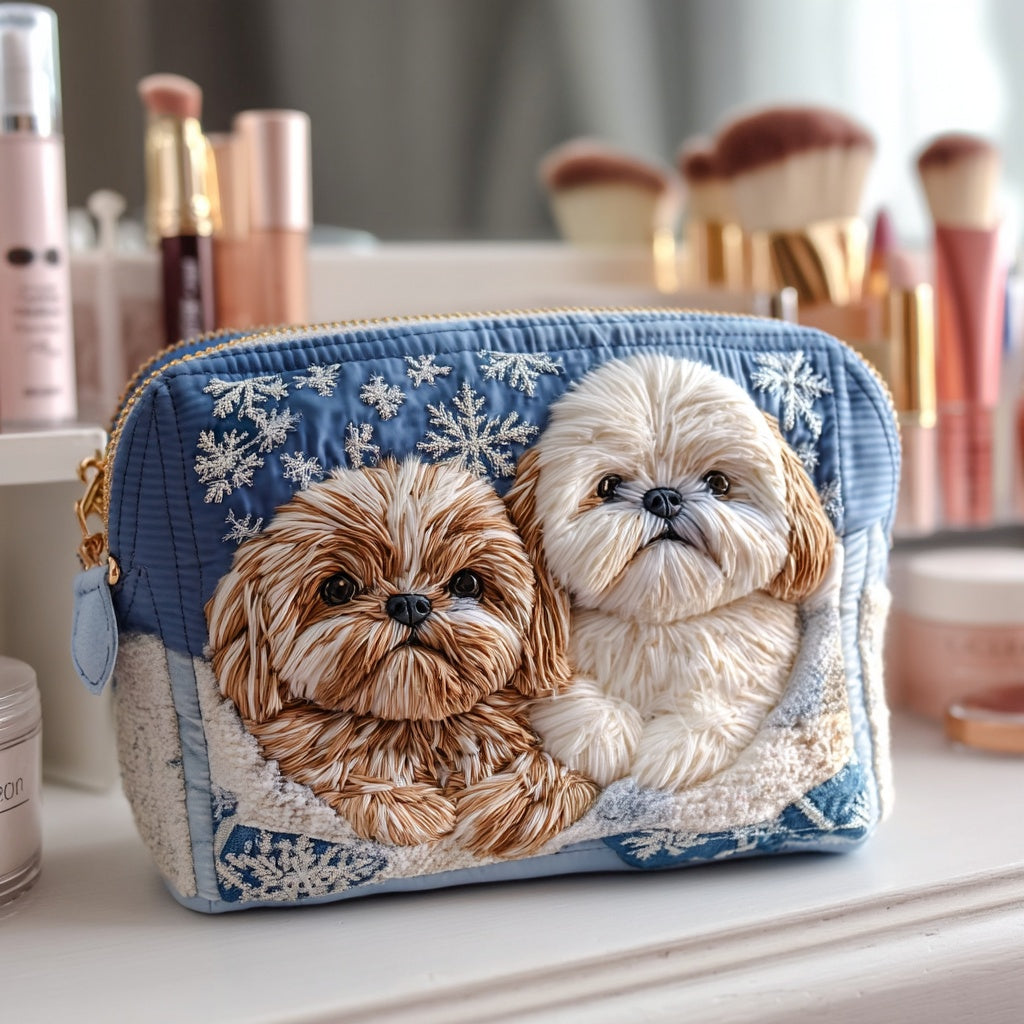 Naia | Bolsa de Maquillaje Acolchada Mujer Estampado Búho