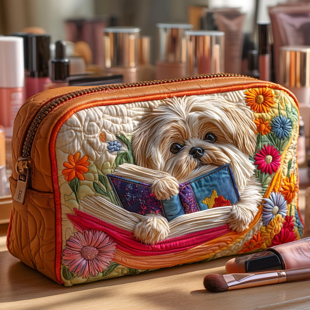 Naia | Bolsa de Maquillaje Acolchada Mujer Estampado Búho