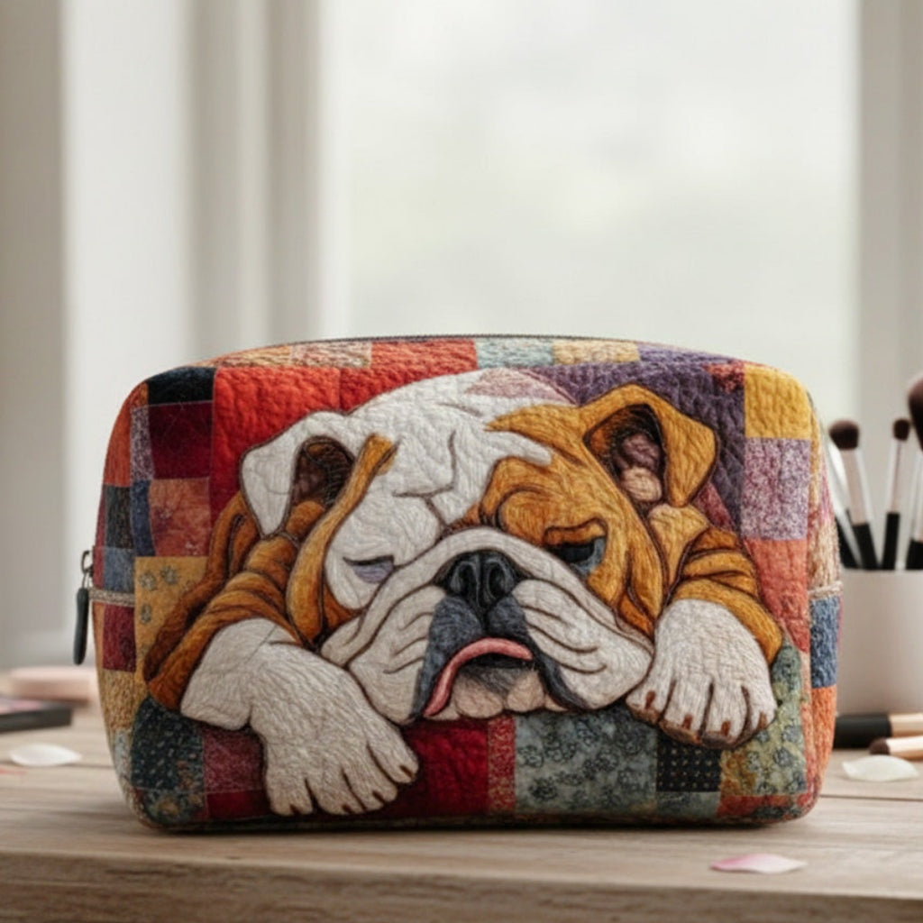 Naia | Bolsa de Maquillaje Acolchada Mujer Estampado Búho