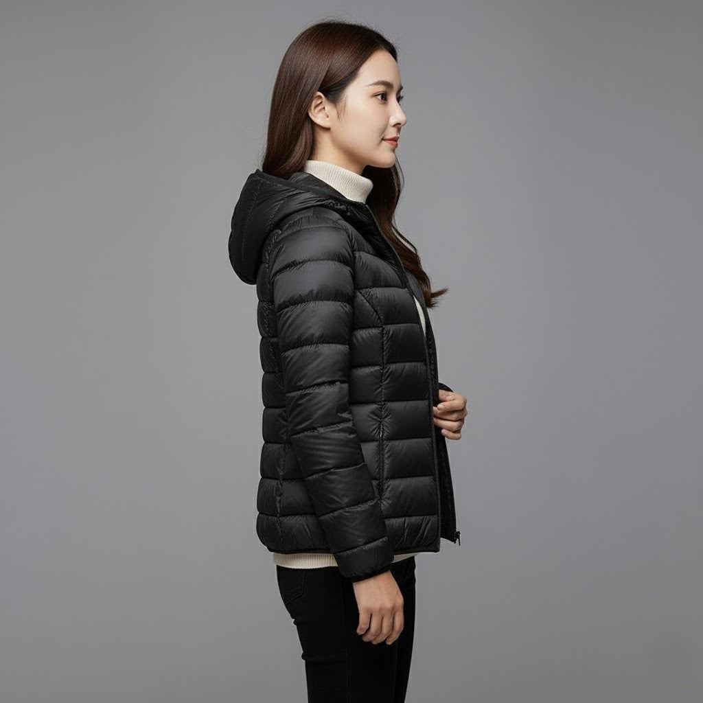 Nerea | Chaqueta Acolchada Puffer Jacket Mujer Cuello Alto