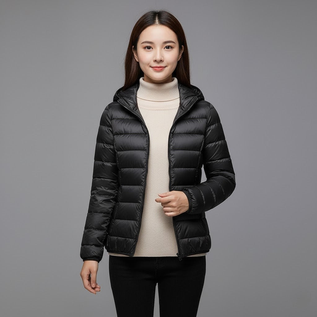 Nerea | Chaqueta Acolchada Puffer Jacket Mujer Cuello Alto