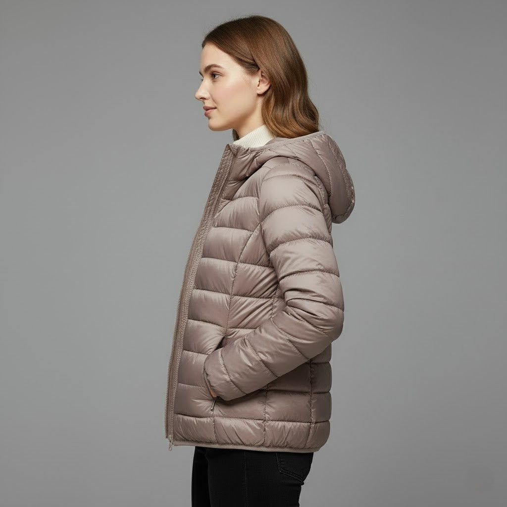 Nerea | Chaqueta Acolchada Puffer Jacket Mujer Cuello Alto