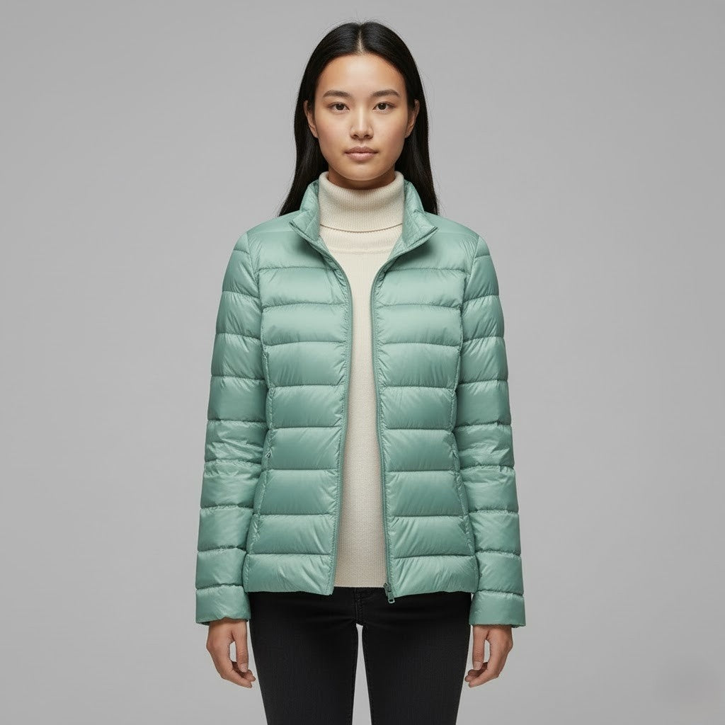 Nerea | Chaqueta Acolchada Puffer Jacket Mujer Cuello Alto