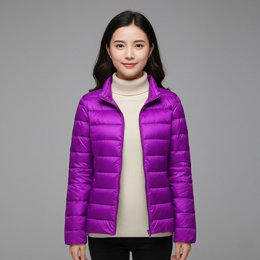 Nerea | Chaqueta Acolchada Puffer Jacket Mujer Cuello Alto