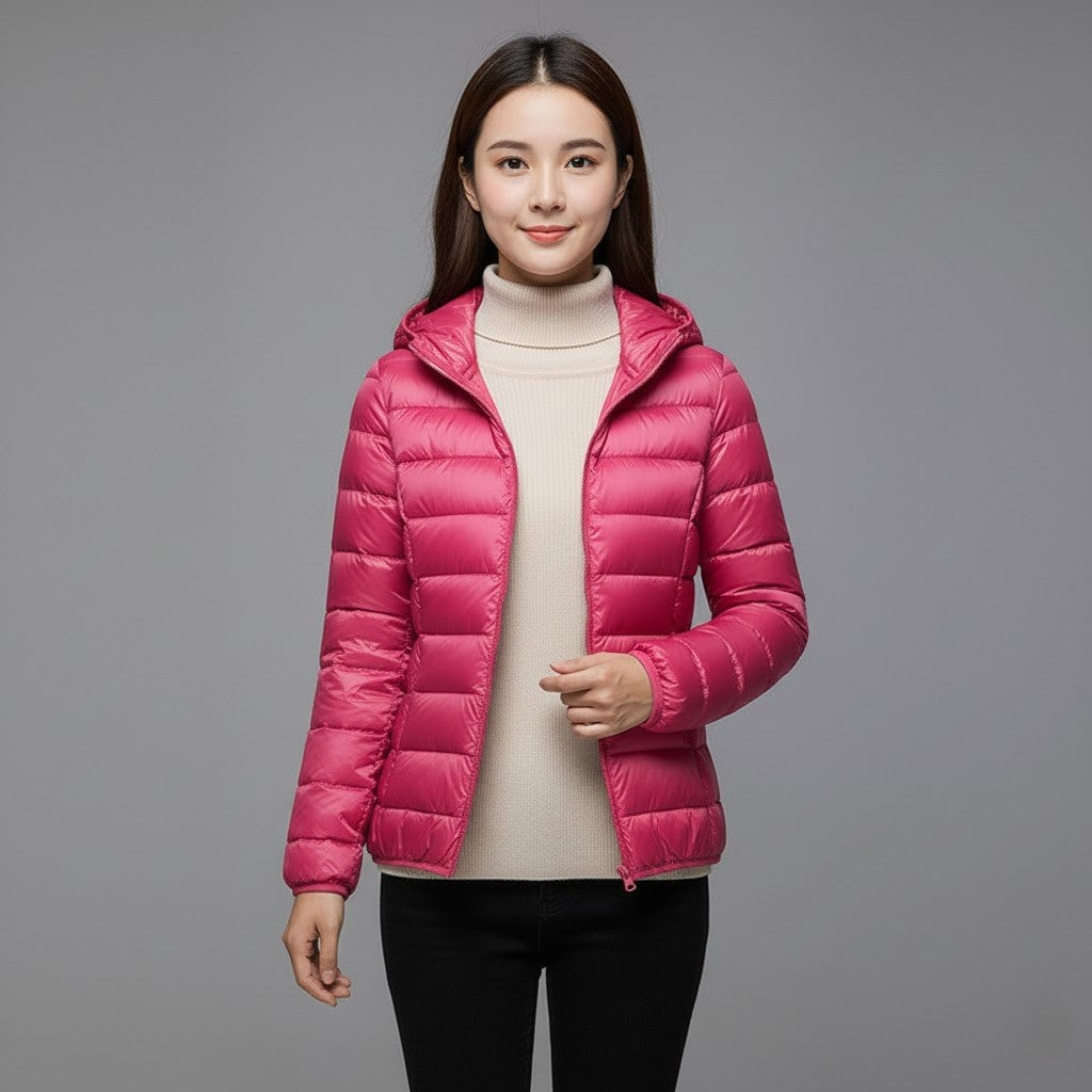 Nerea | Chaqueta Acolchada Puffer Jacket Mujer Cuello Alto