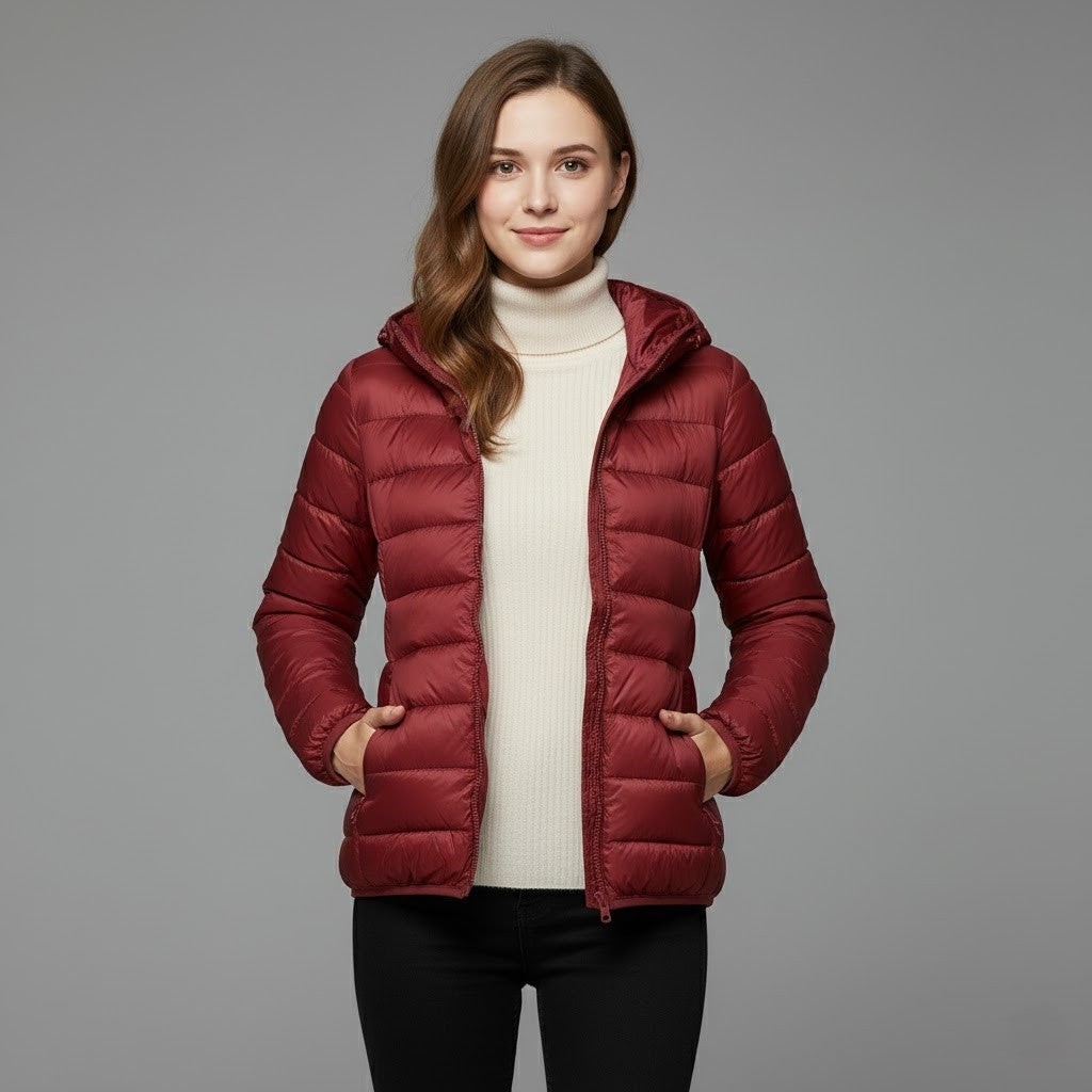 Nerea | Chaqueta Acolchada Puffer Jacket Mujer Cuello Alto