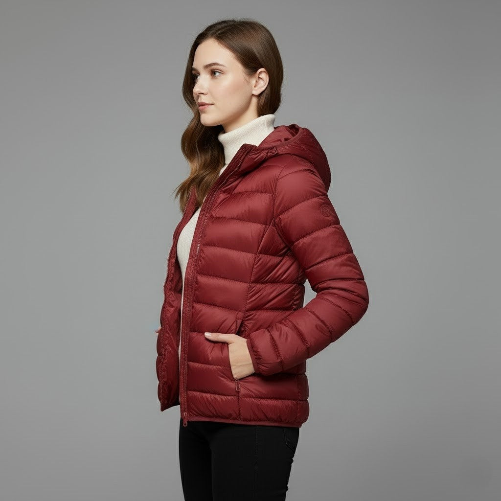 Nerea | Chaqueta Acolchada Puffer Jacket Mujer Cuello Alto