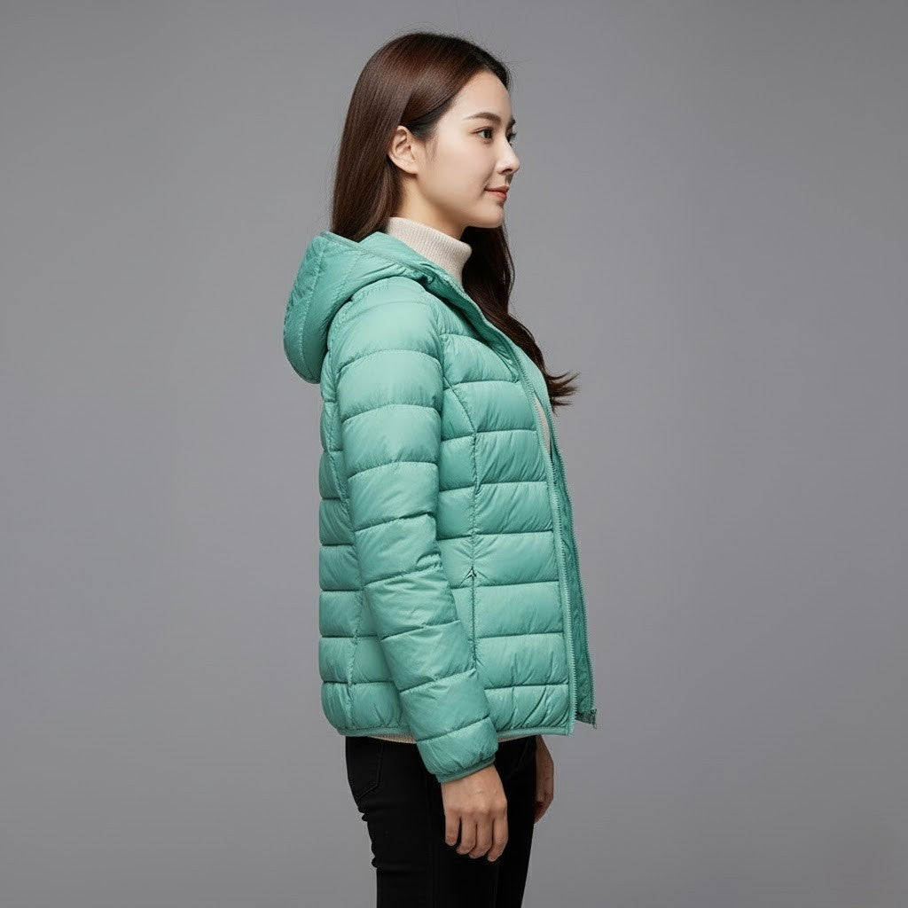Nerea | Chaqueta Acolchada Puffer Jacket Mujer Cuello Alto