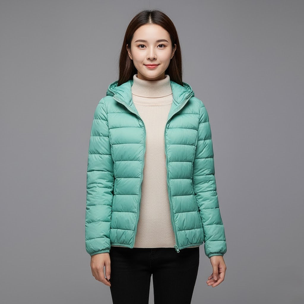 Nerea | Chaqueta Acolchada Puffer Jacket Mujer Cuello Alto