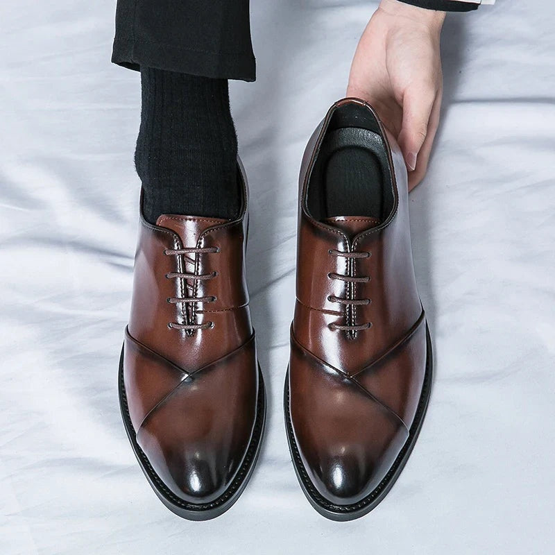Nicolás | Zapatos Derby de Cuero Hombre Cordones Clásicos