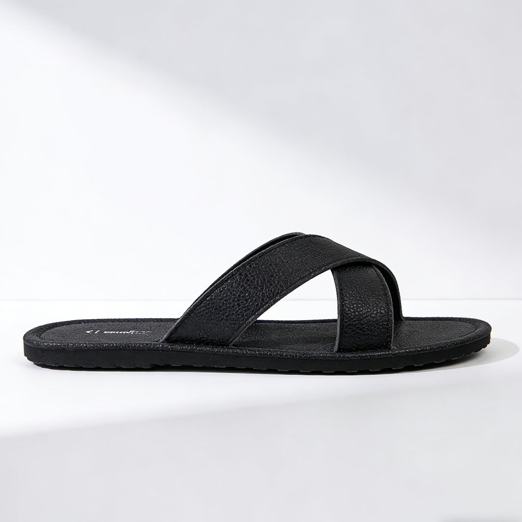 Rubén | Sandalias Planas Cruzadas Hombre Slip On