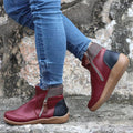 Uxía | Botines de Invierno Mujer Cremallera Lateral Suela Confort